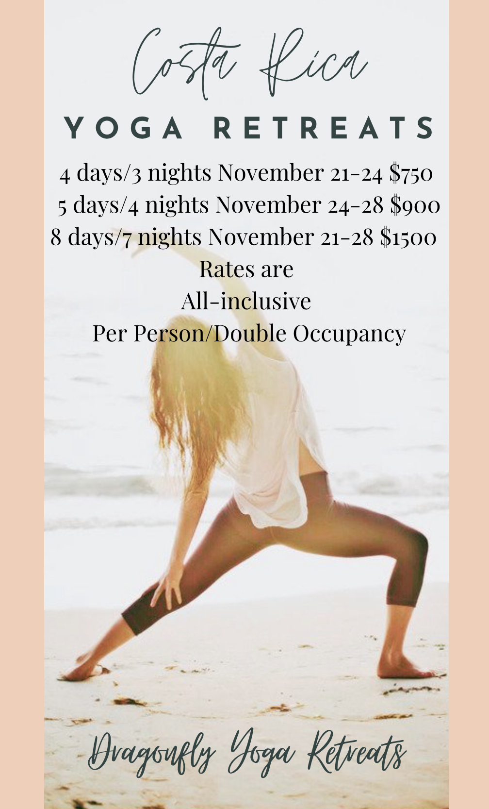 Costa Rica Yoga & Meditation Retreat with Sara Shinerock, E-RYT