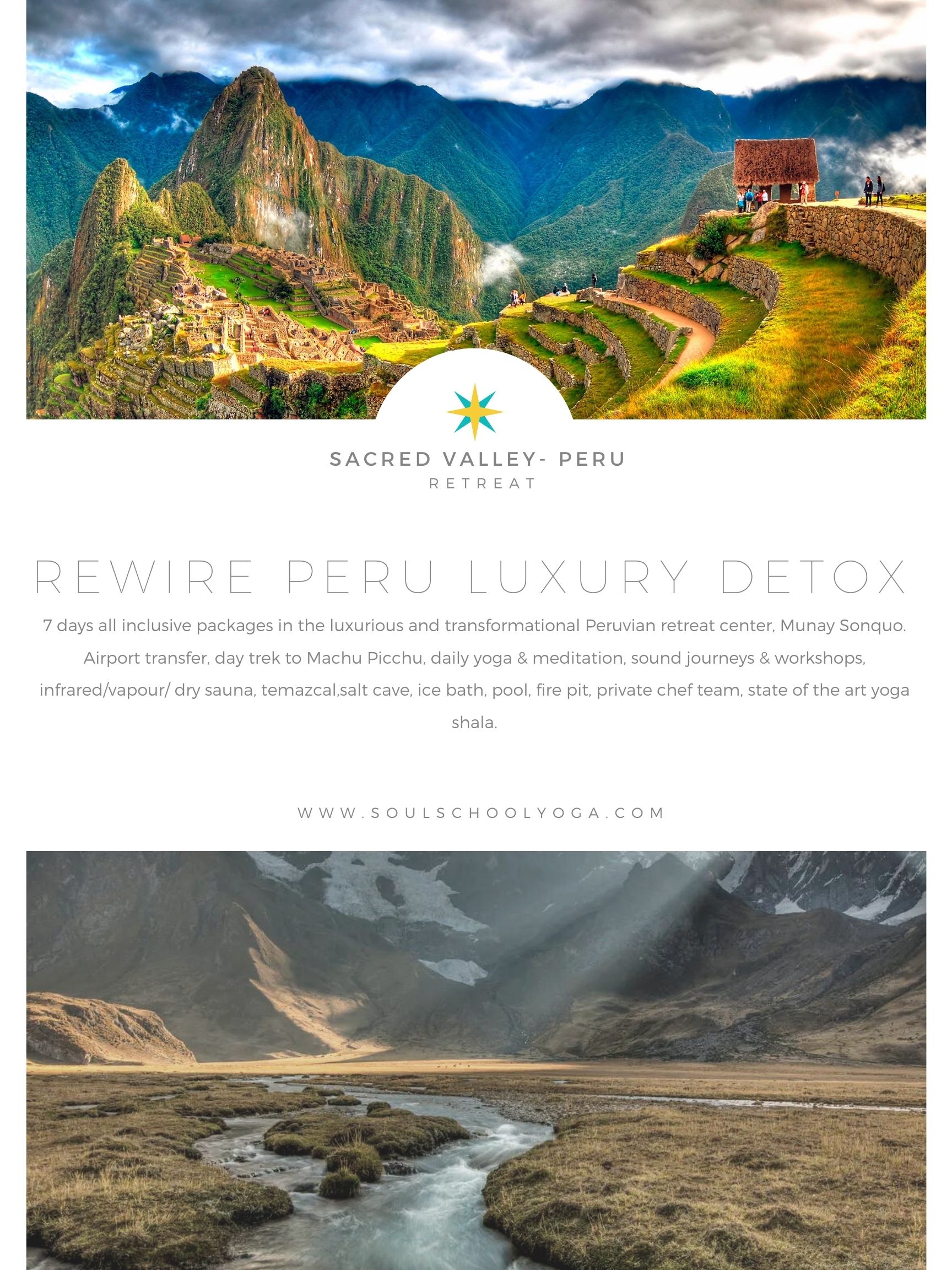 Peru- REWIRE – In The Sacred Valley, at a luxury detox spa retreat-